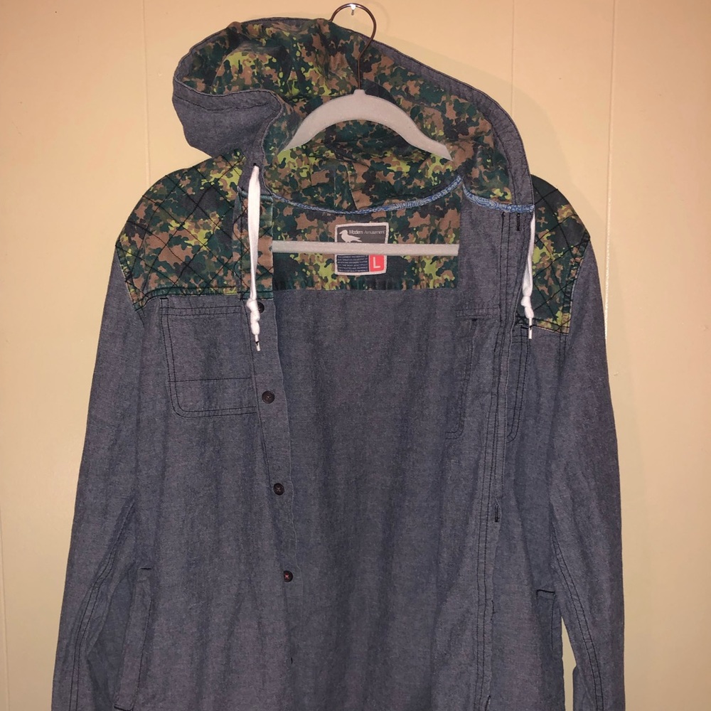Lite button down shirt/jacket